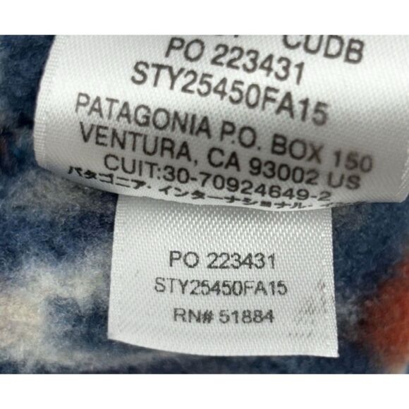 Patagonia Synchilla Snap-T Fleece Pullover in Cliff / Underwater Blue Size S - Picture 9 of 10